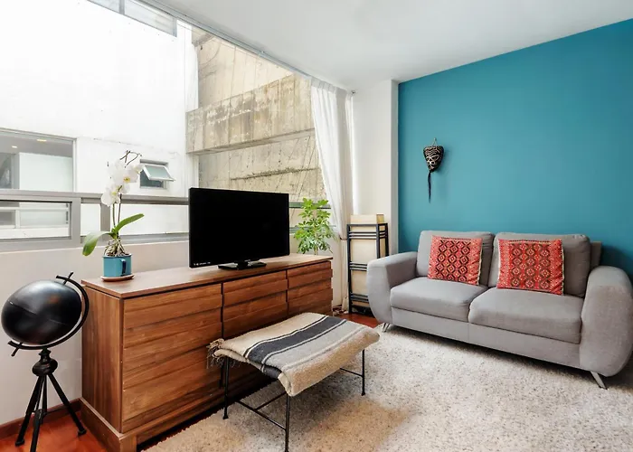 Apartment Tabasco 269, Local Charm & Cozy Design In La Roma Mexico City