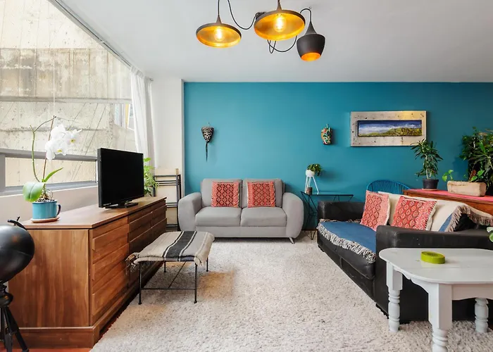 Apartment Tabasco 269, Local Charm & Cozy Design In La Roma *